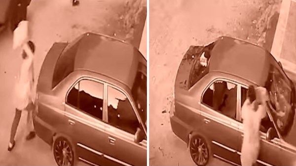 اتجوز عليا فحرقت قلبه.. سيدة تنتقم من زوجها بتحطيم سيارته لارتباطه بأخرى| شاهد